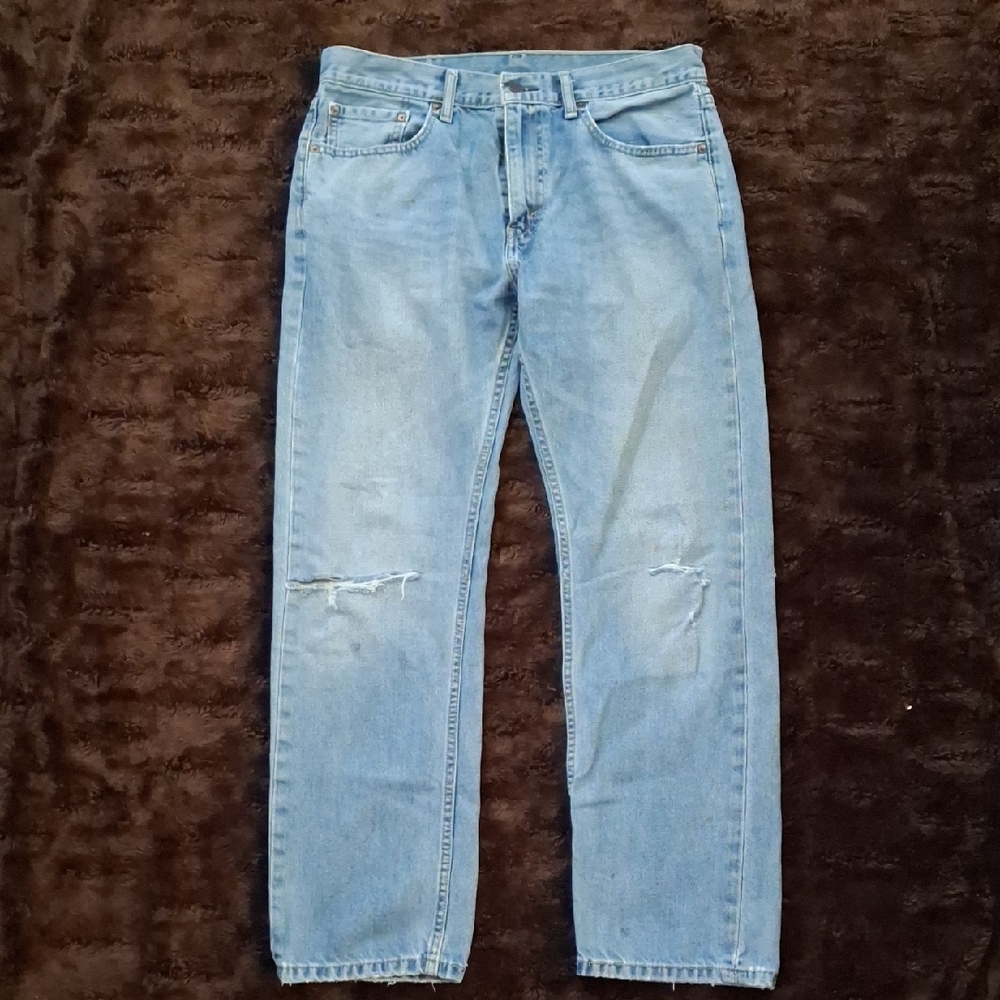 Levi's 505 Light Blue Straight Men's Jeans 32x30